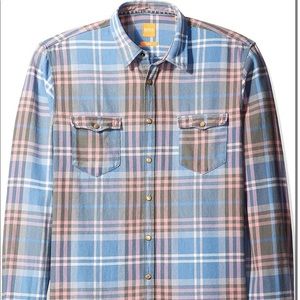 BOSS ORANGE button down- snap buttons- slim fit